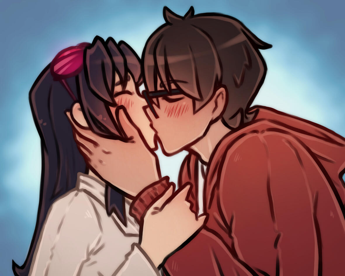 2 Busts + Simple Background